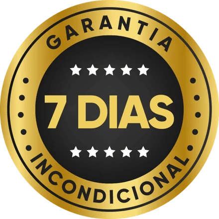 Selo de garantia incondicional de 7 dias